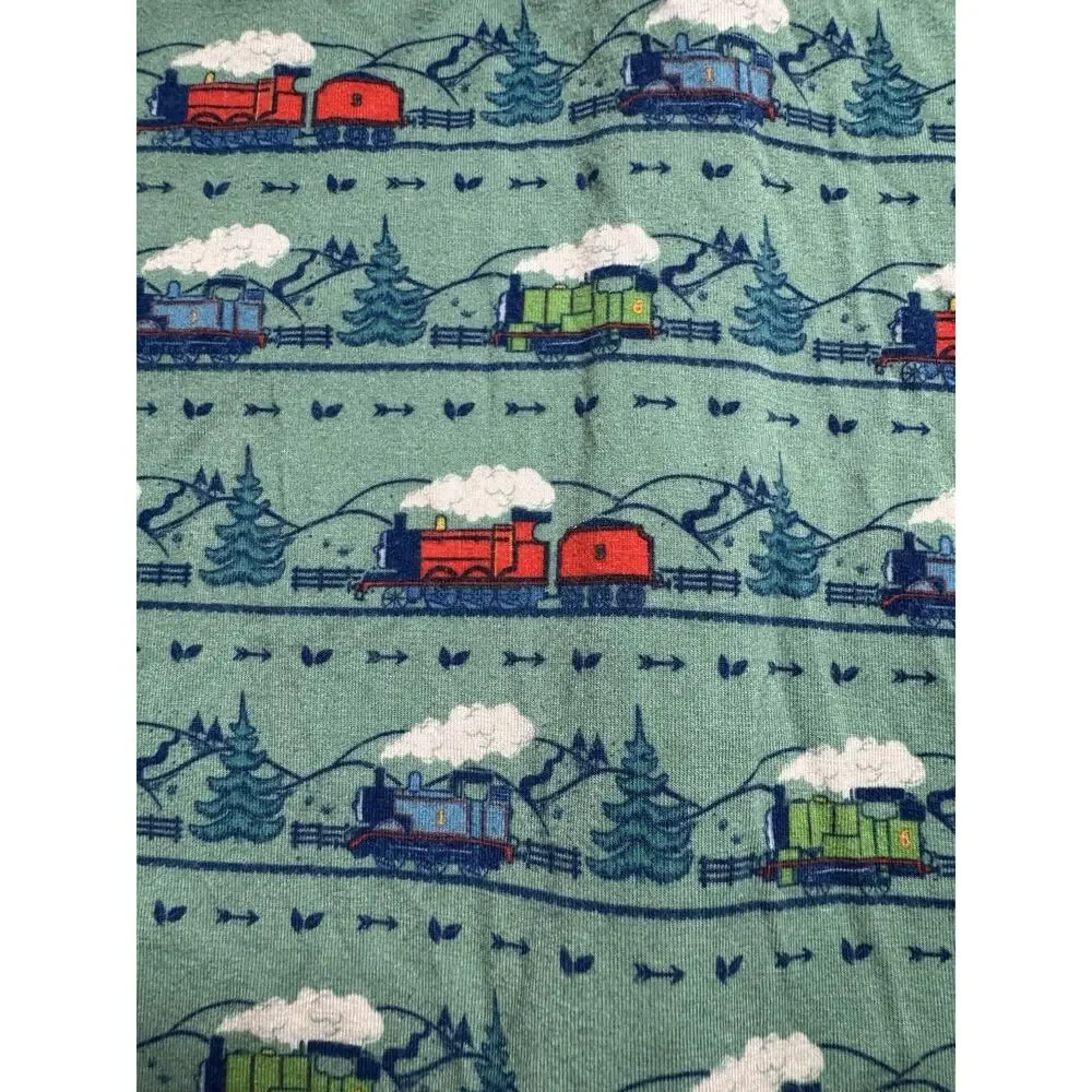 Little Bird Bamboo Thomas & Friends Train Zipper Sleeper Pajamas 3T Bamboo